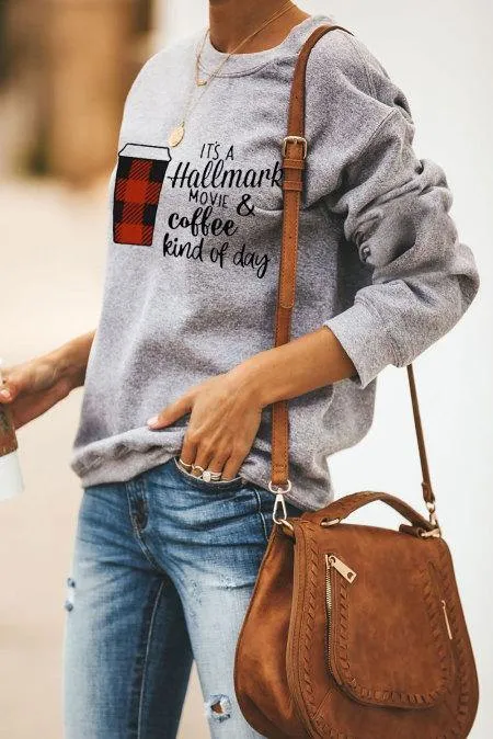 Hallmark and Coffee Sweatshirt