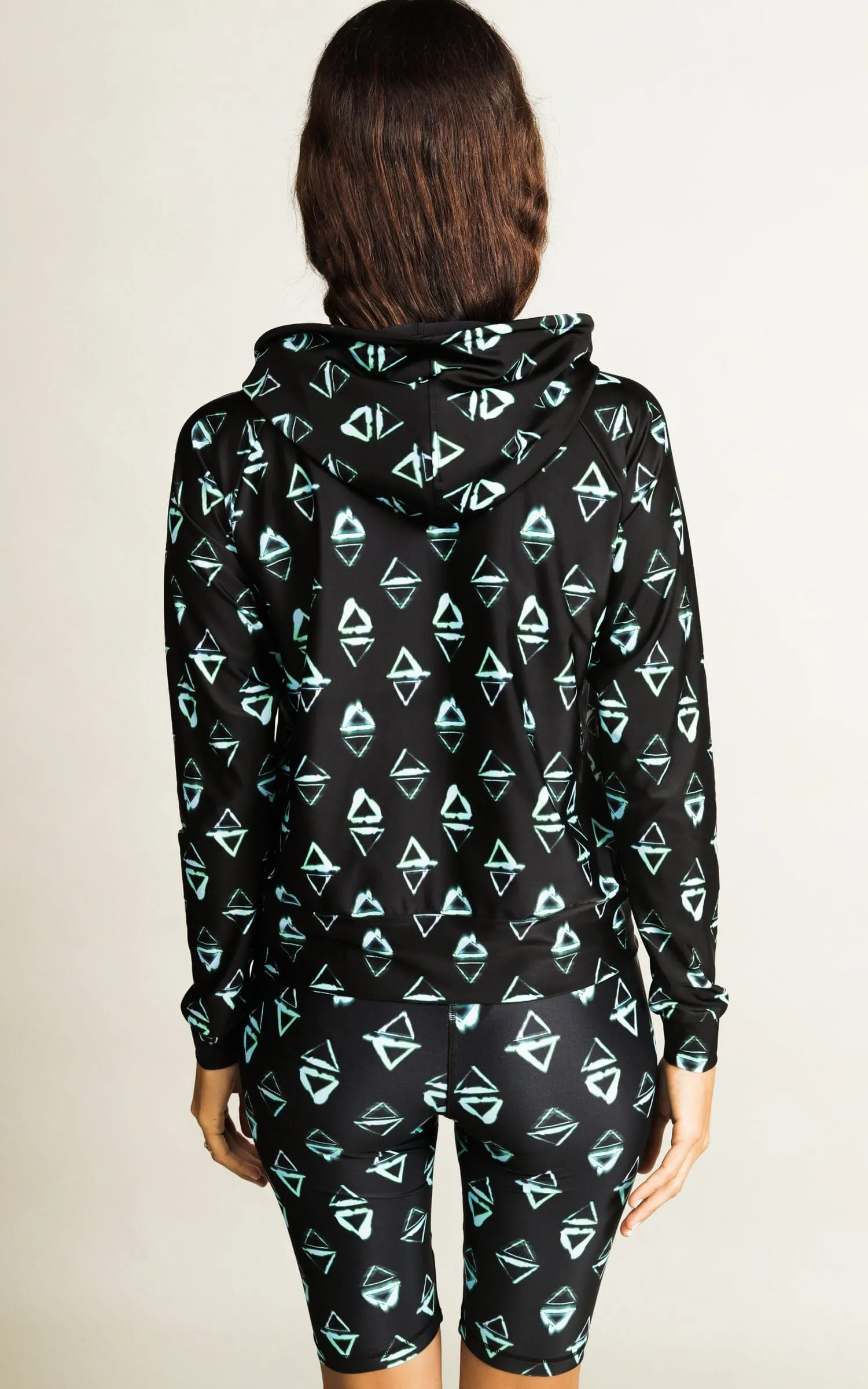 HALO Samaya Bomber Jacket in Green Triangle