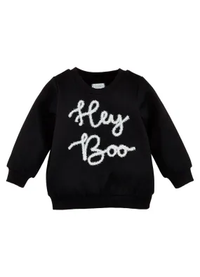 Hey Boo Sweatshirt by Mud Pie