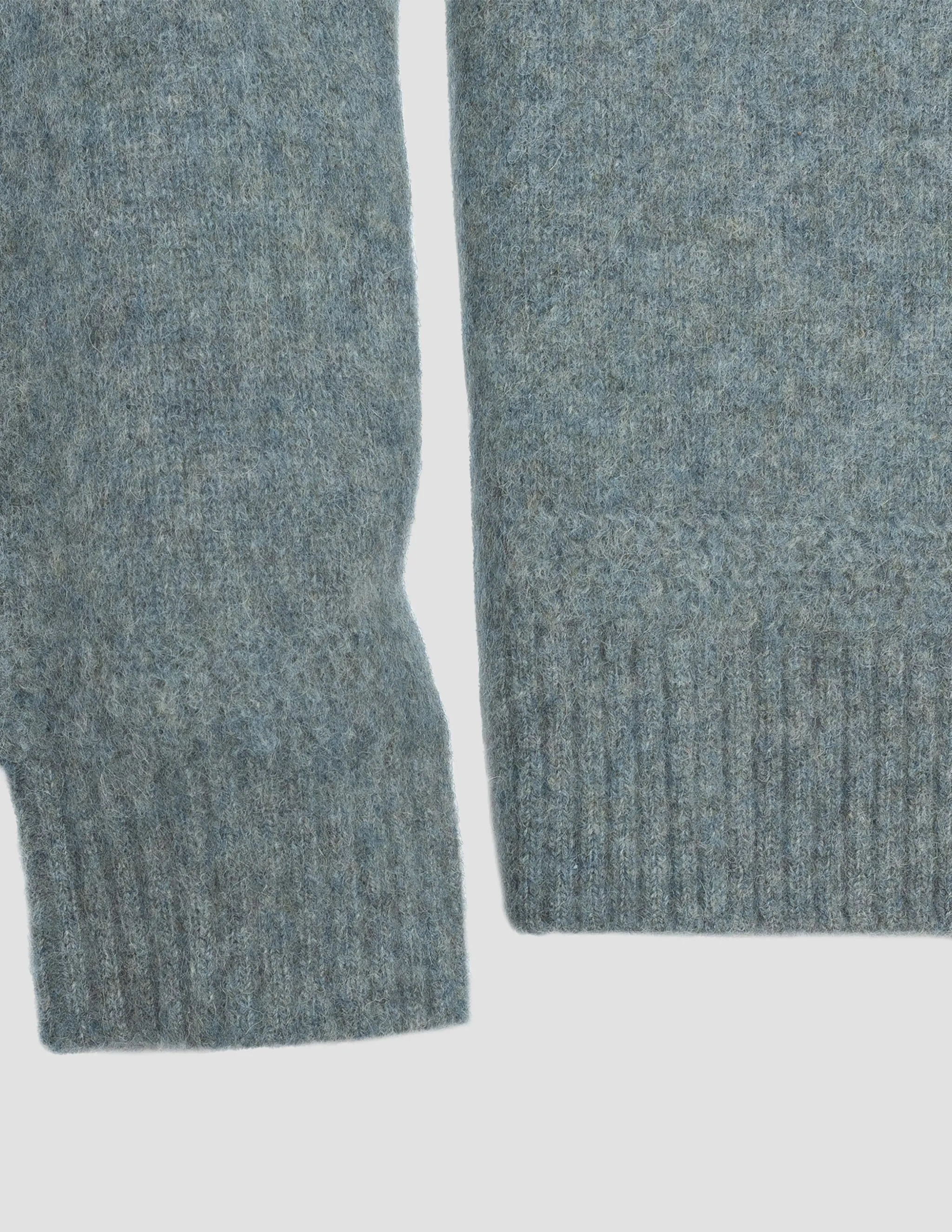 Highlands Shetland Sweater in Stone Blue