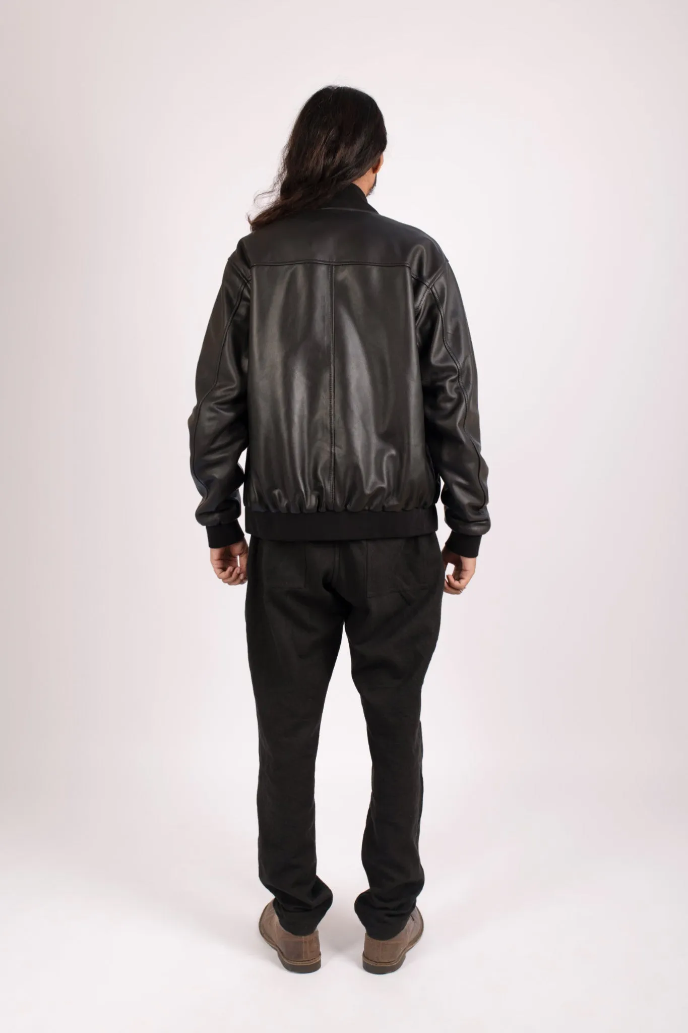 Hoenir Leather Bomber