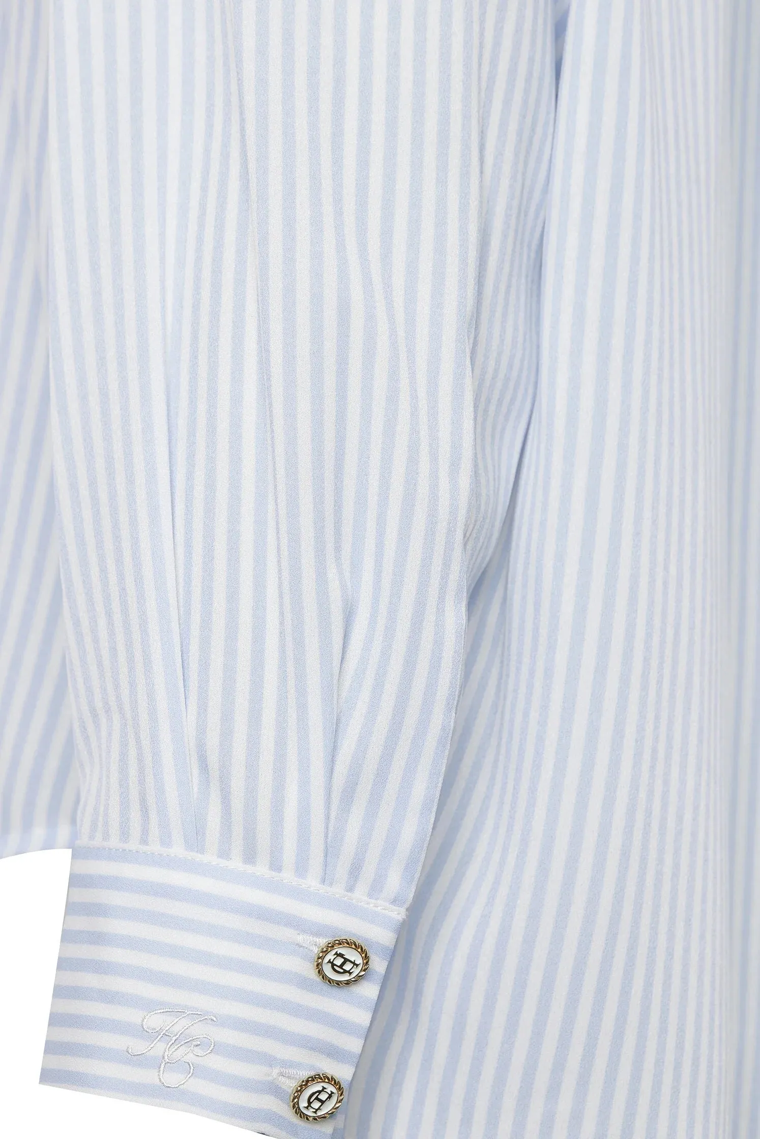 Holland Cooper Cameron Ladies Shirt in Sky Stripe