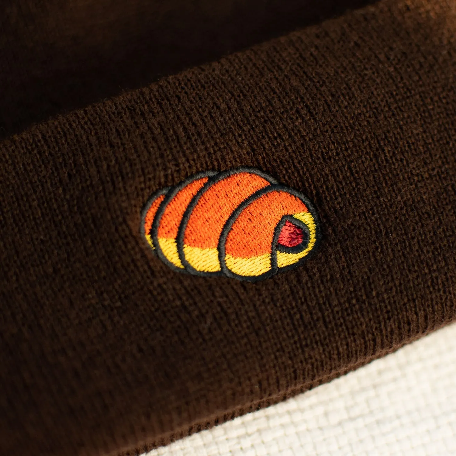 Hot Dog Bun Embroidered Beanie