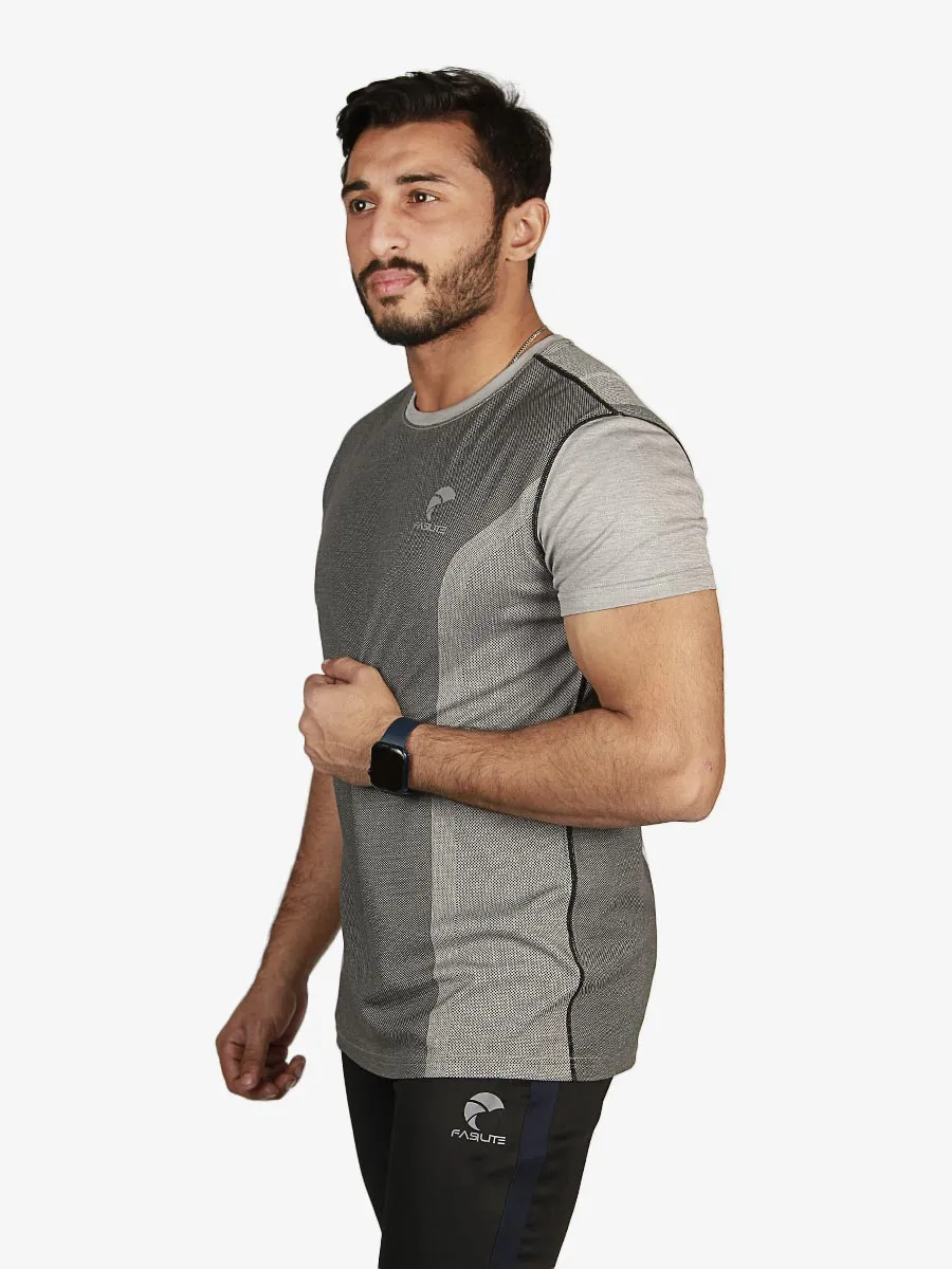 Hybron - T-Shirt - 3019 - Grey / Black