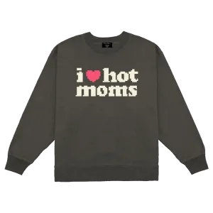 I Heart Hot Moms 8Bit Vintage Crewneck