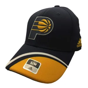 Indiana Pacers Adidas FitMax 70 Navy Structured Fitted Baseball Hat Cap (S/M)