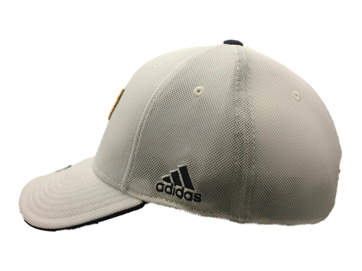 Indiana Pacers Adidas FitMax 70 White Mesh Structured Baseball Hat Cap (S/M)