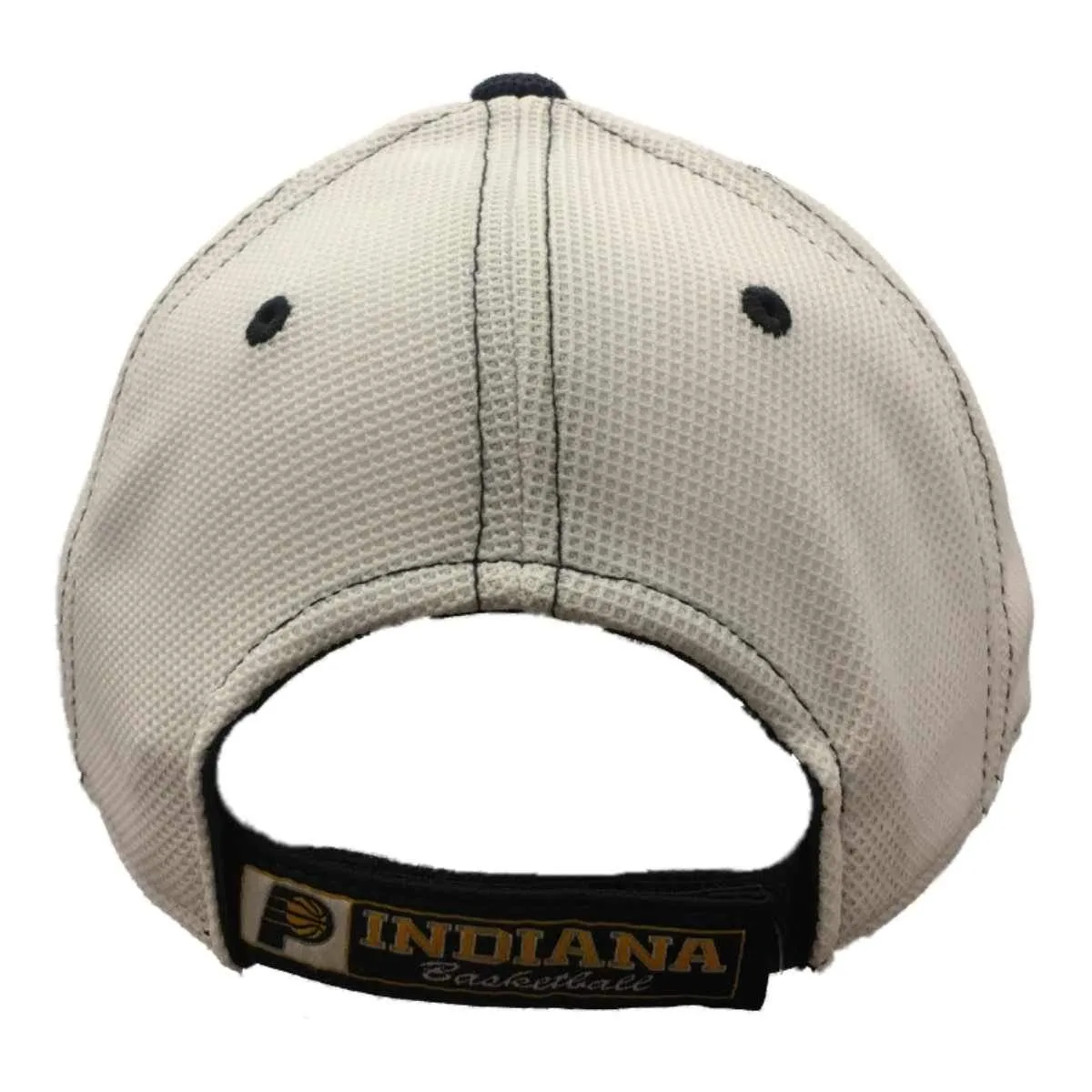 Indiana Pacers Adidas White Adjustable Structured Strapback Baseball Hat Cap