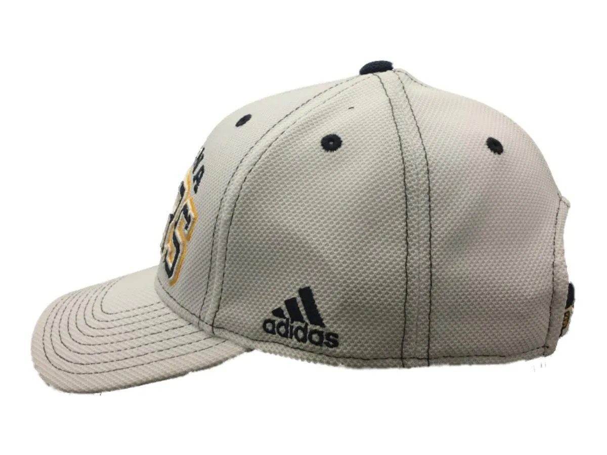 Indiana Pacers Adidas White Adjustable Structured Strapback Baseball Hat Cap