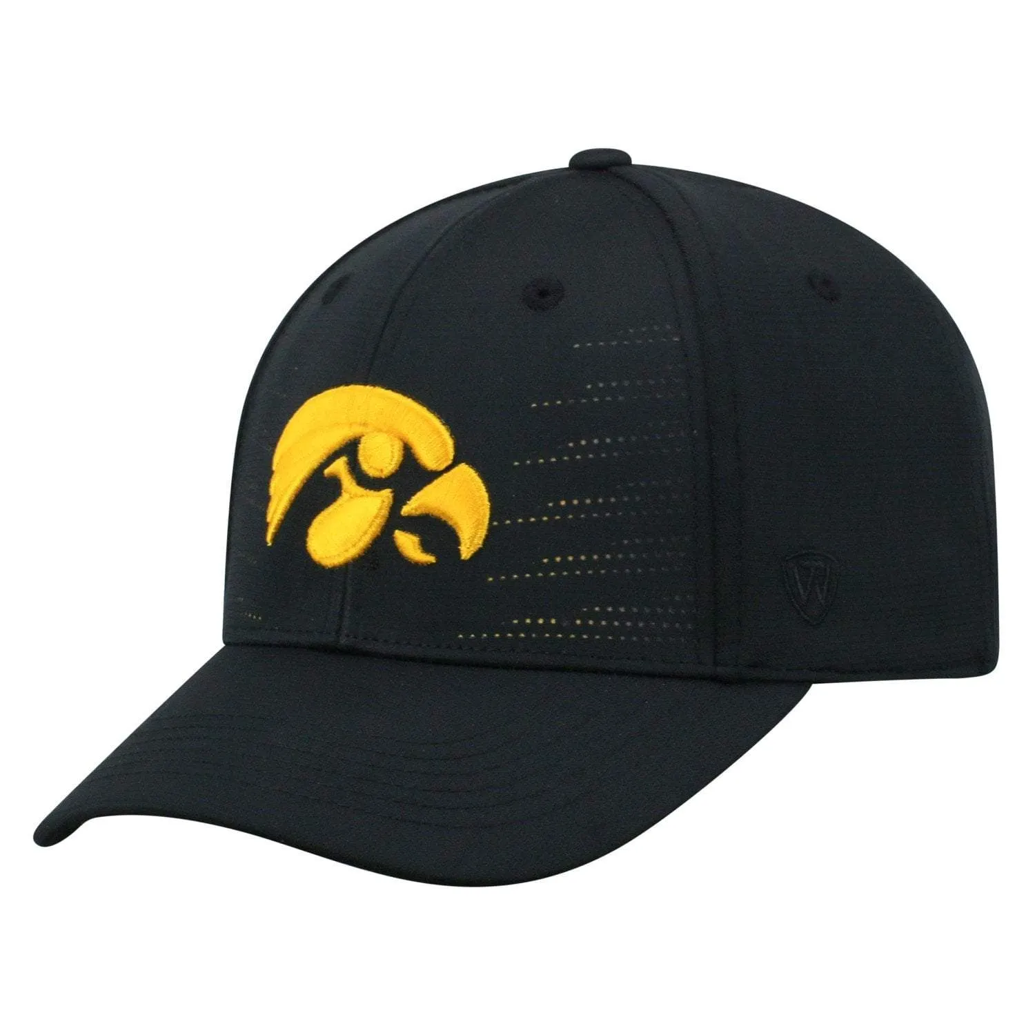 Iowa Hawkeyes TOW Black "Dazed" Structured Flexfit Hat Cap