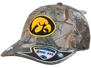 Iowa Hawkeyes TOW Camo Realtree Xtra Memory Foam Flexfit Hat Cap (M/L)