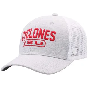 Iowa State Cyclones TOW Gray "Notch II" Mesh Structured Snapback Hat Cap