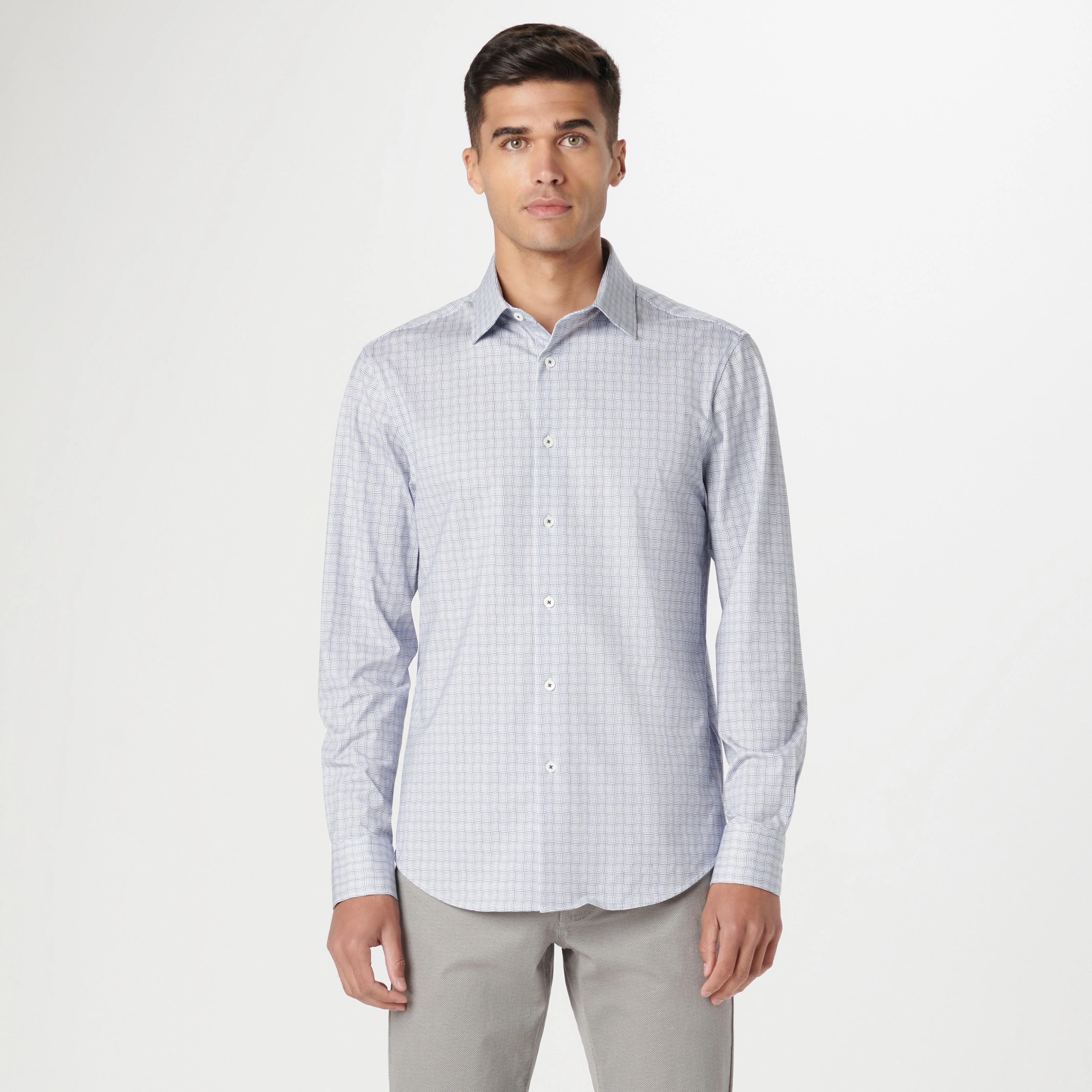 James Curved Check OoohCotton Shirt