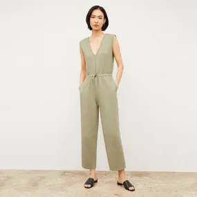 Janet Jumpsuit - Light French Terry :: Laurel Green