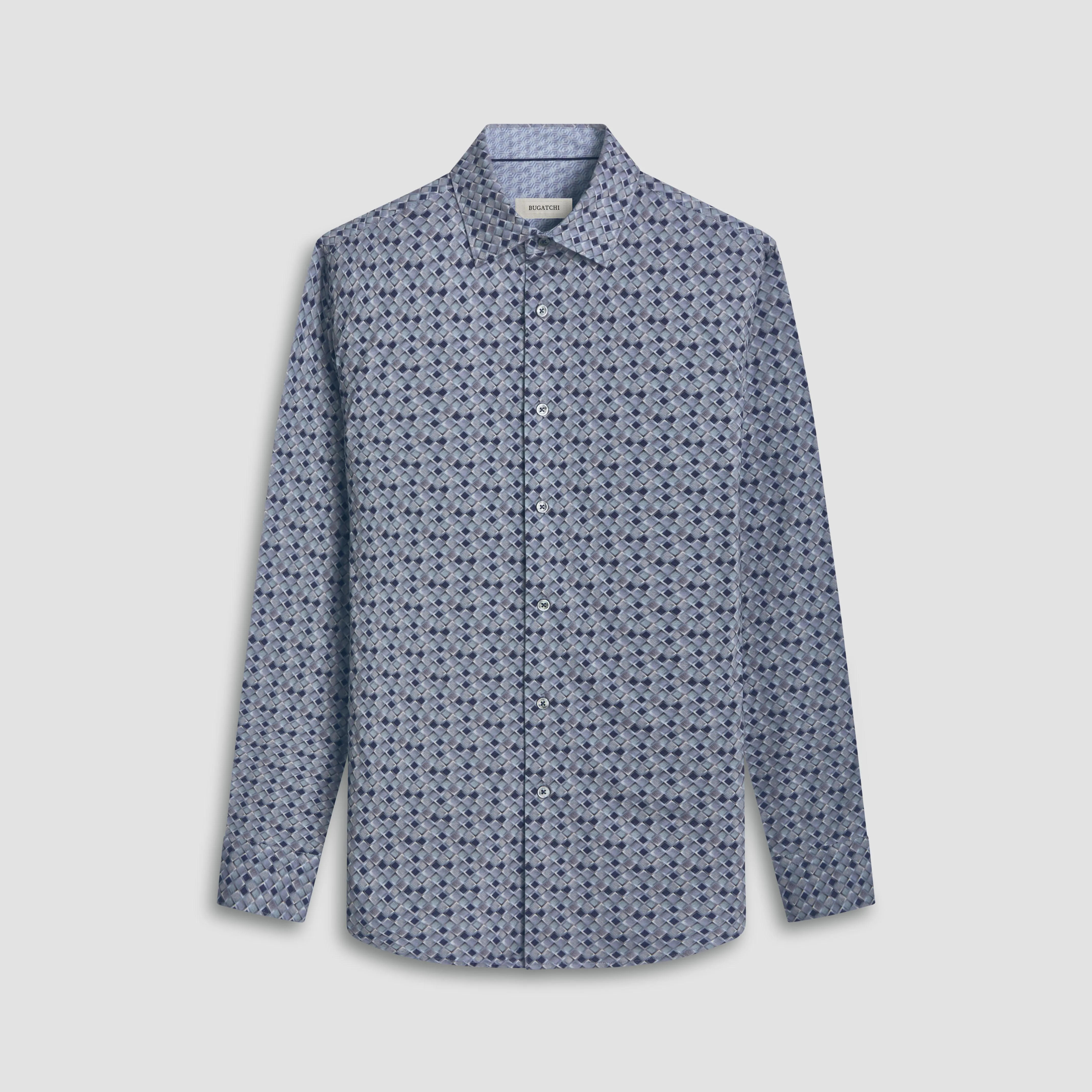 Jimmy Double Sided Mosaic/Geometric OoohCotton Shirt