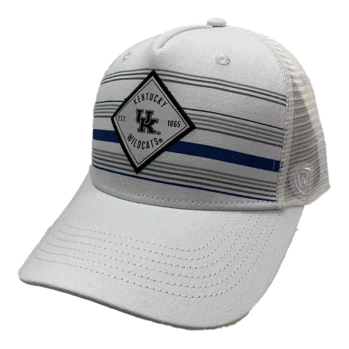 Kentucky Wildcats TOW White "36th Ave" Mesh Back Adj. Snapback Hat Cap