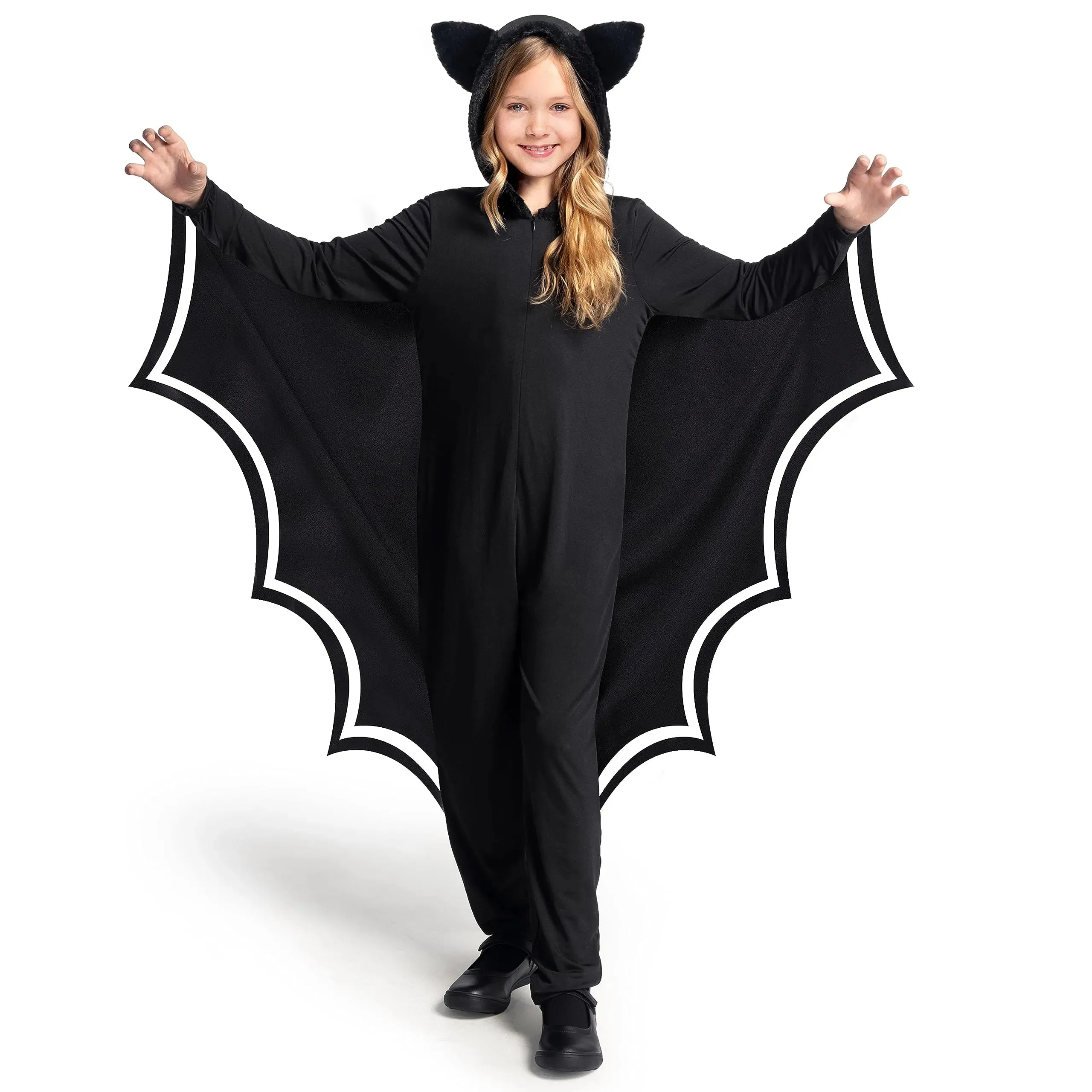 Kid Bat Costume Glow in the Dark, Bat Wings Costume