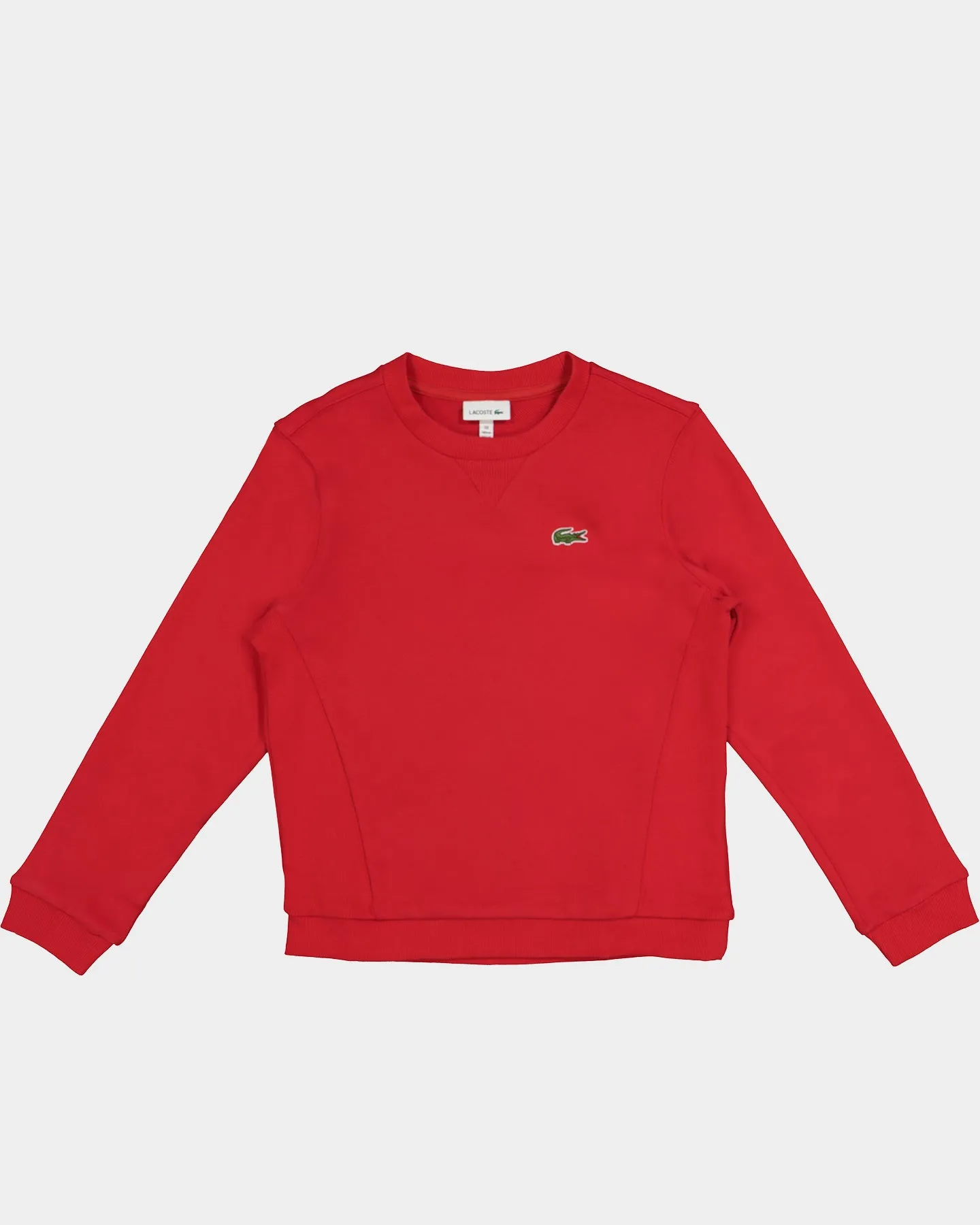 Lacoste Kids' Essentials Crewneck Red