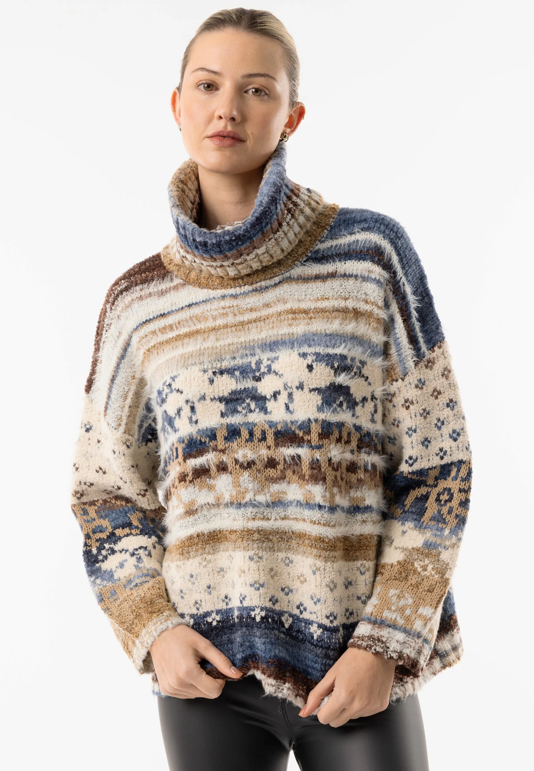 Lake Tahoe Roll Neck Knit Jumper