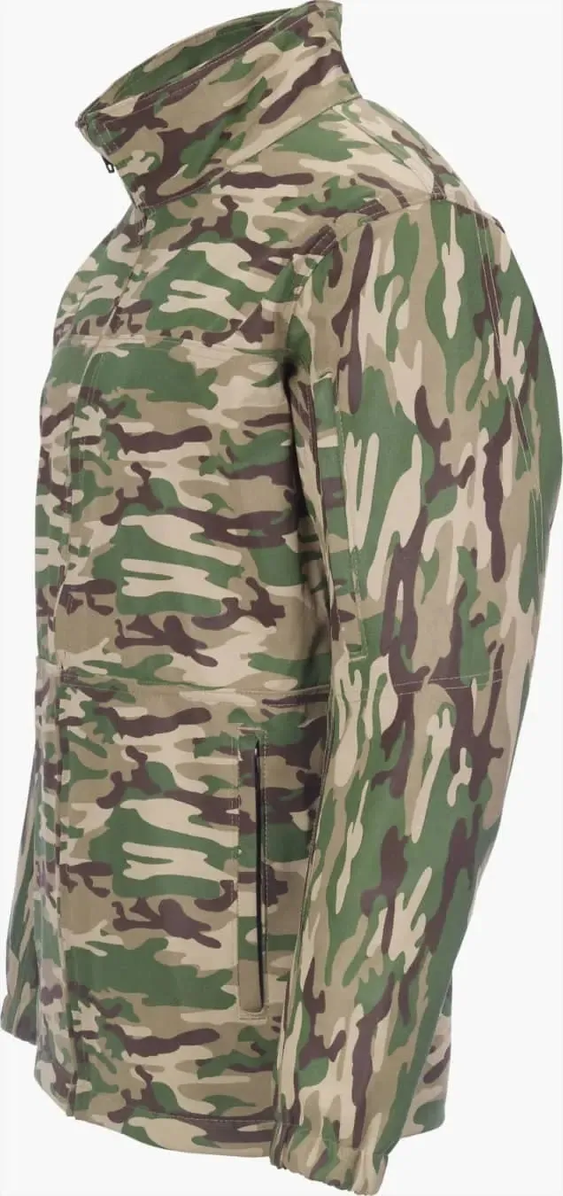 LAKELAND - Zip front jacket. Dual Certified, NFPA 70E, 2112 certified, Camo