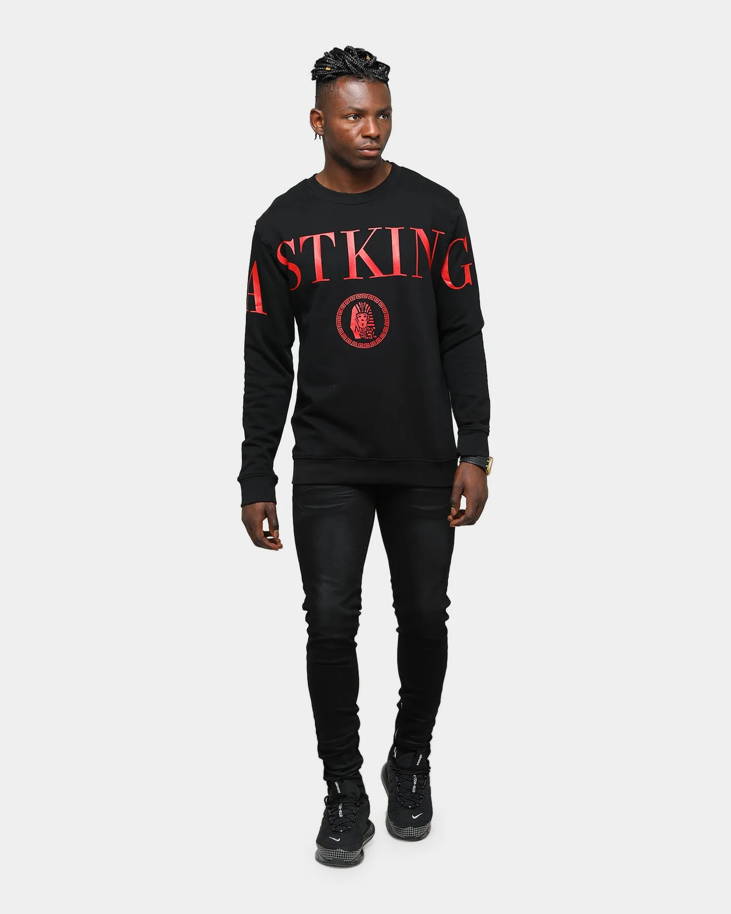 Last Kings Men's Lavish Crewneck Black/Red