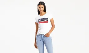 Levi's Women's Slim Crew Logo Tee Shirt