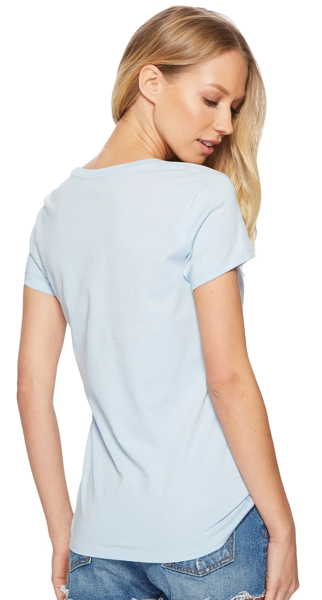 Levi's Women's Slim Crew Neck Tee Shirt, Core Batwing (100% Cotton)