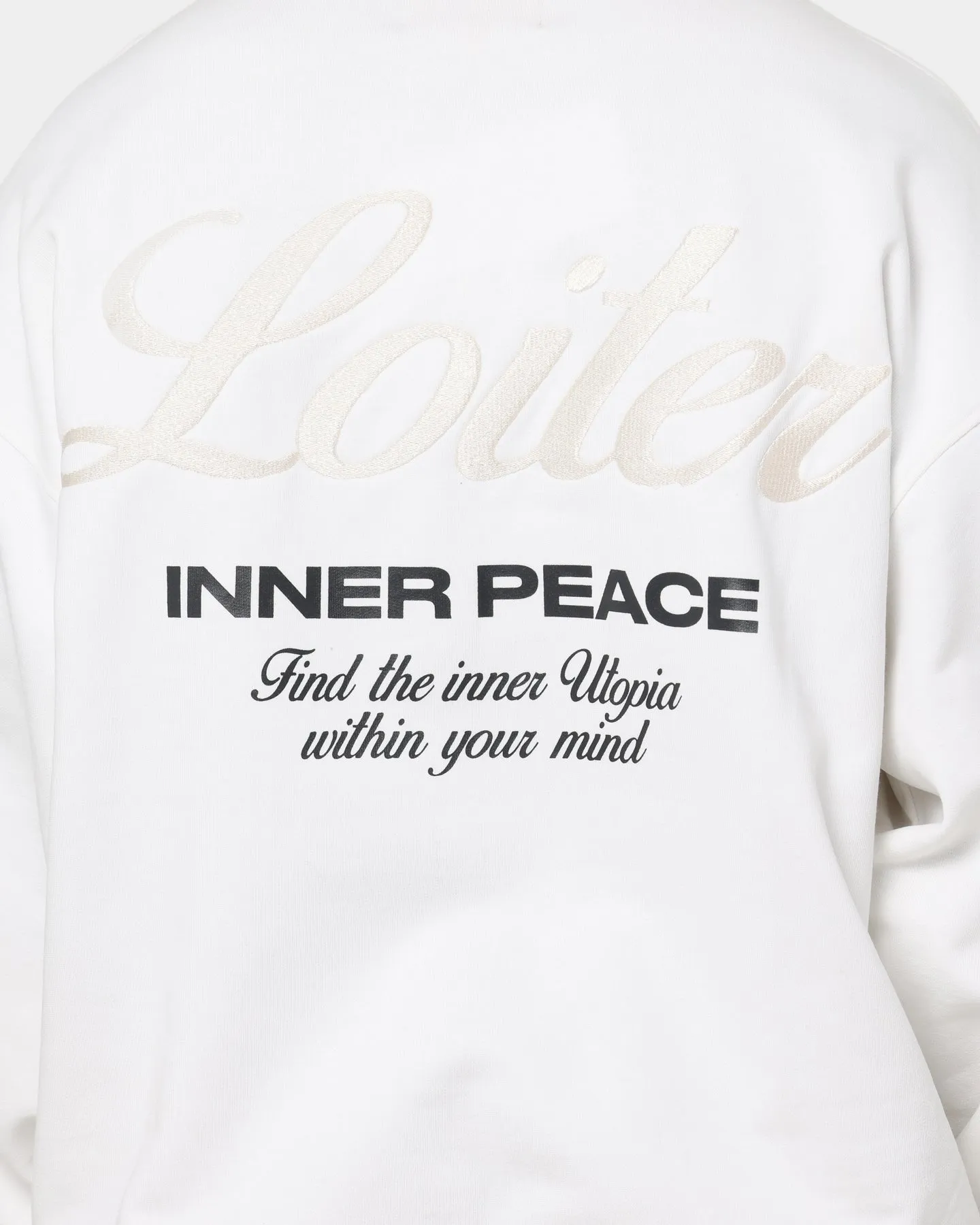 Loiter Aura Premium Crewneck Off White