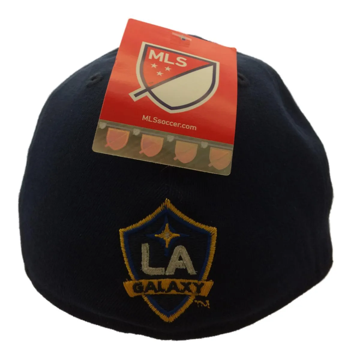 Los Angeles Galaxy Adidas FitMax 70 Navy Camo Structured Flat Bill Hat (S/M)