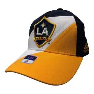 Los Angeles Galaxy Adidas FitMax 70 Team Colors Fitted Baseball Hat Cap (S/M)