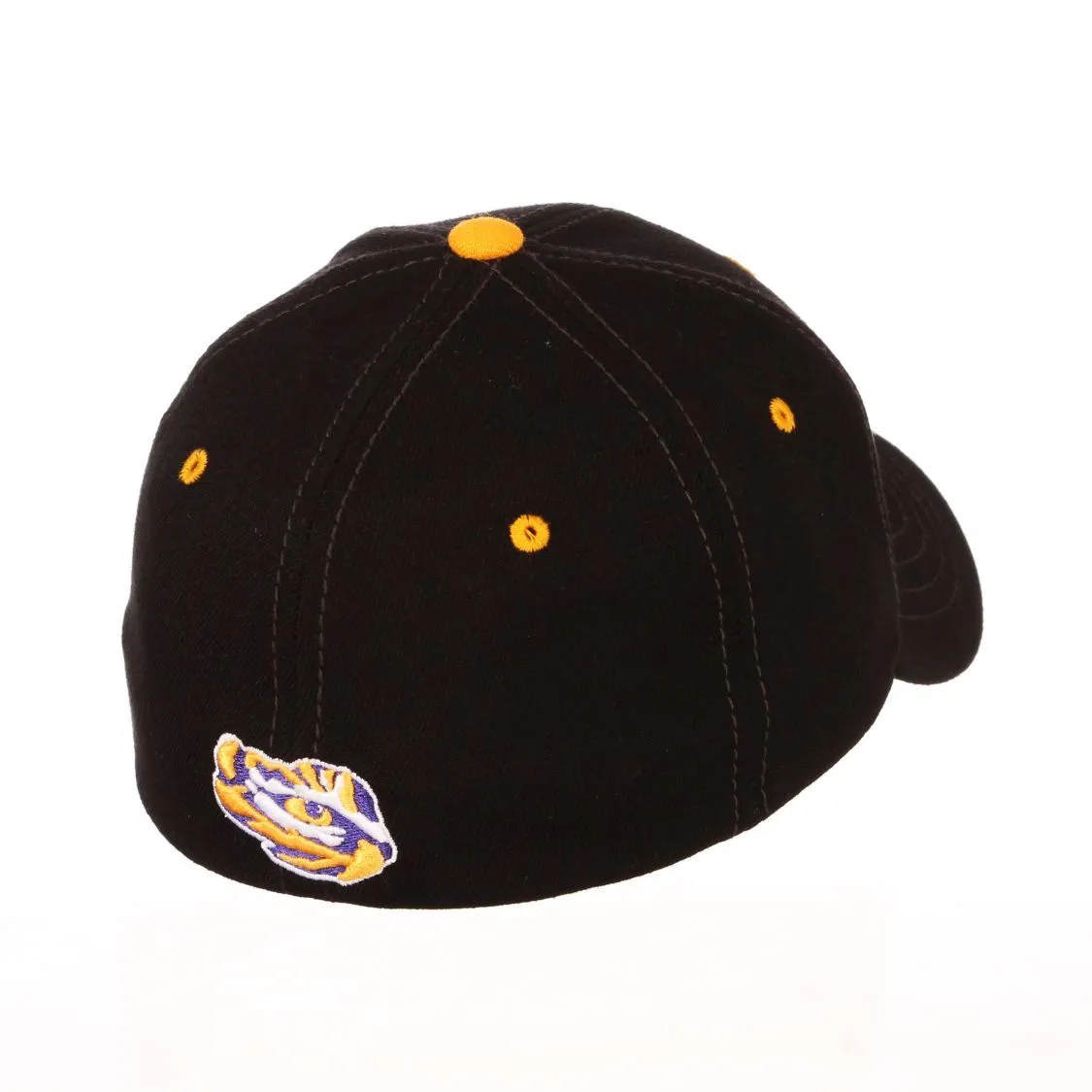 LSU Tigers Zephyr Black "Element" Structured Stretch Fit Hat Cap