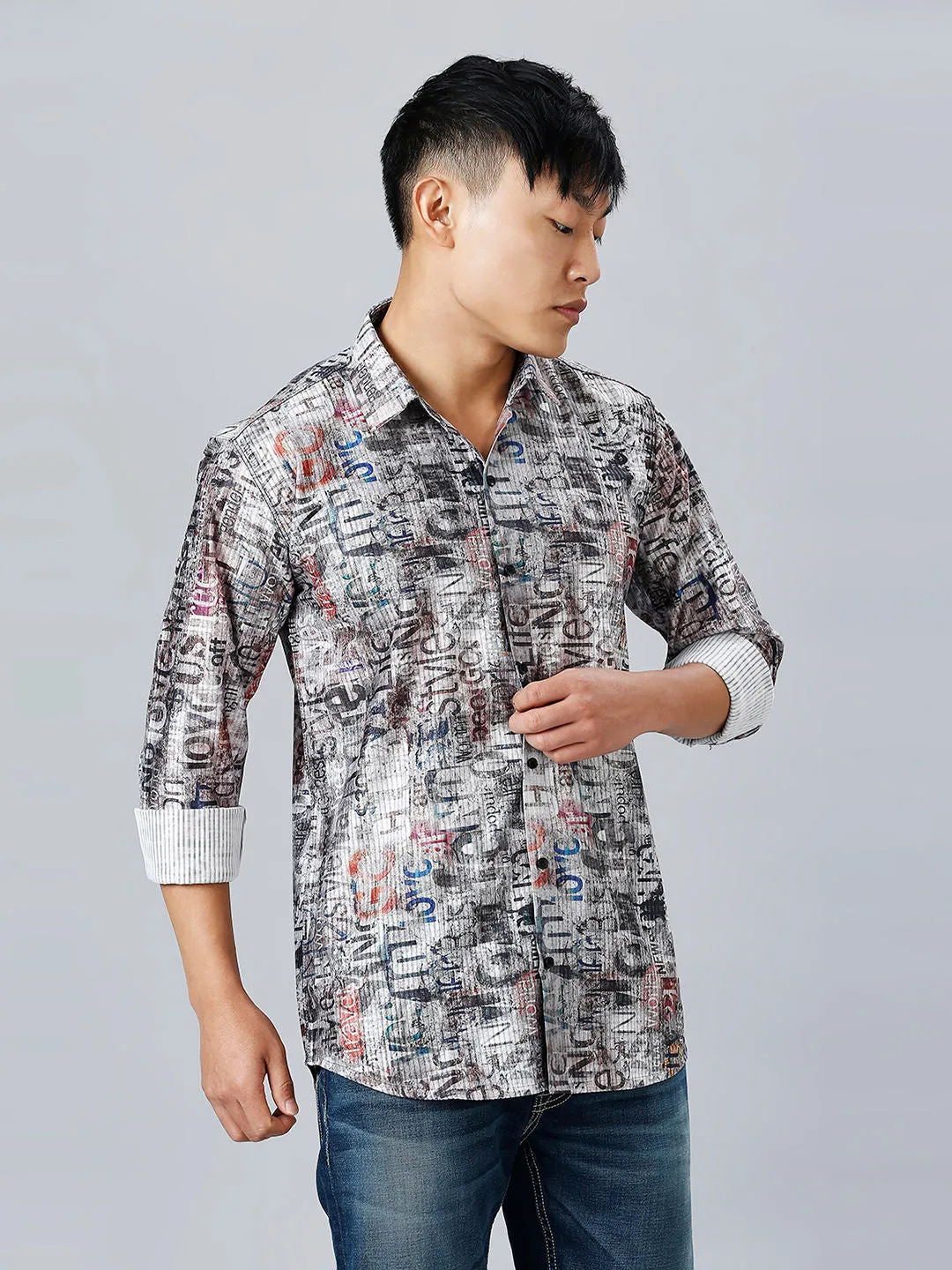 Lyon Printed Men's Shirt