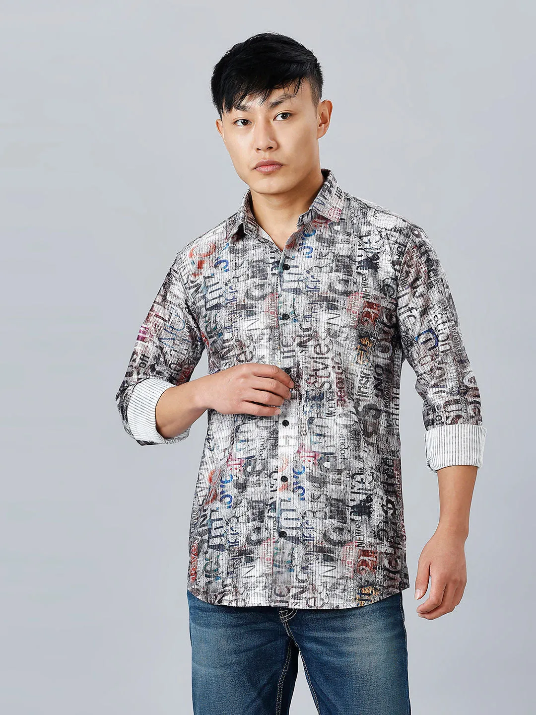 Lyon Printed Men's Shirt