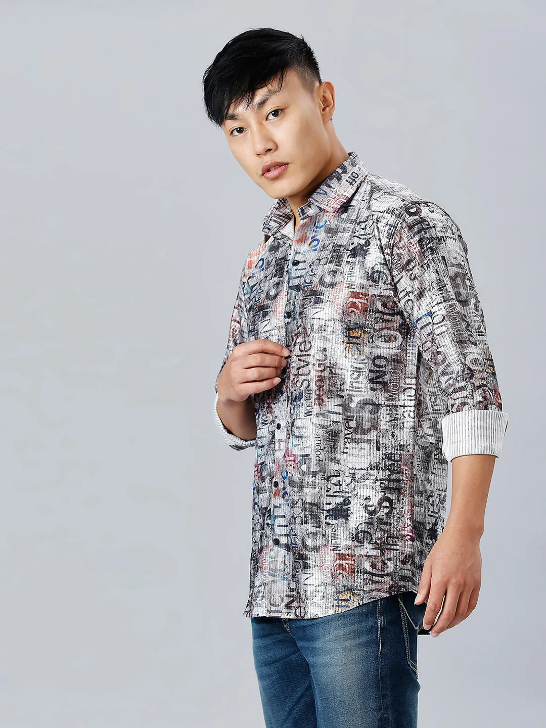 Lyon Printed Men's Shirt