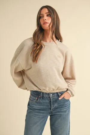 Malibu Vintage Sweatshirt - Taupe