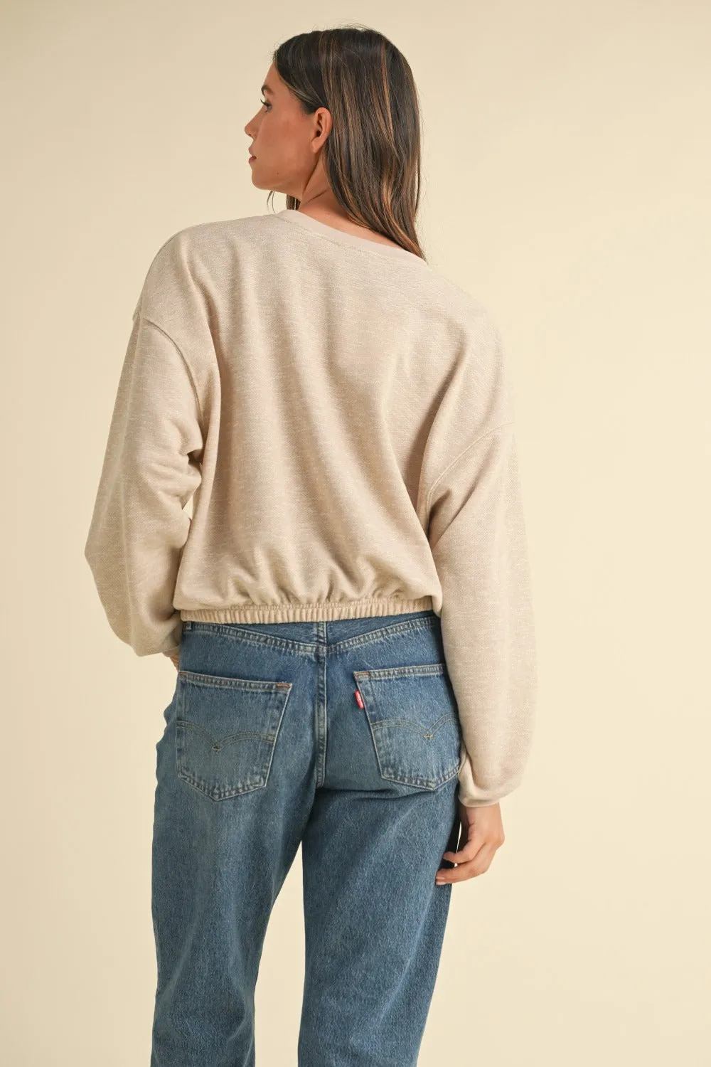 Malibu Vintage Sweatshirt - Taupe