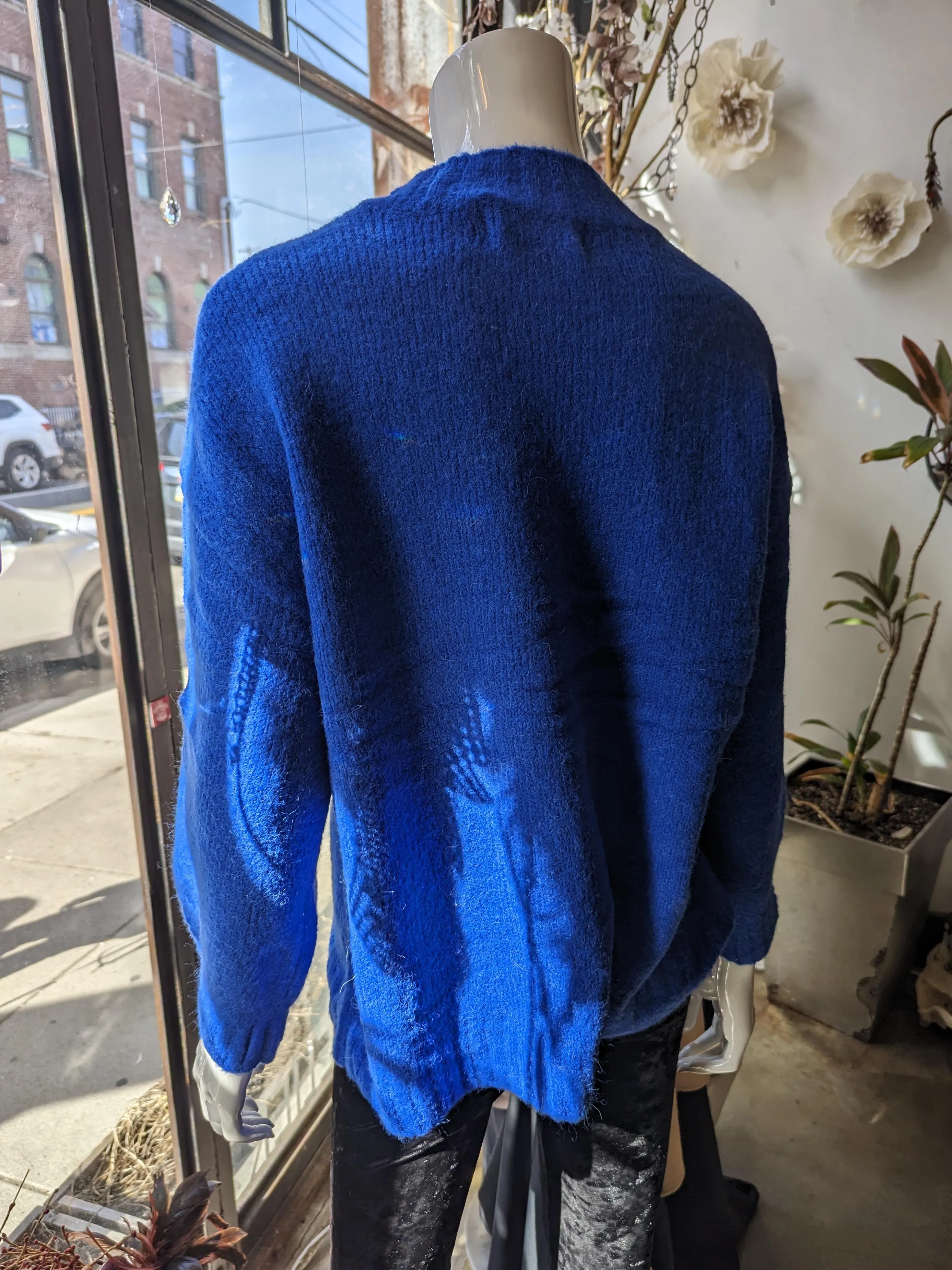 Maronie Drop Sleeve Sweater | Royal Blue