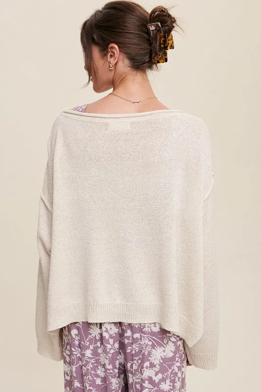 Maye Pullover Knit Sweater