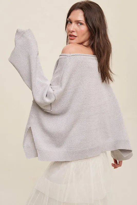 Maye Pullover Knit Sweater