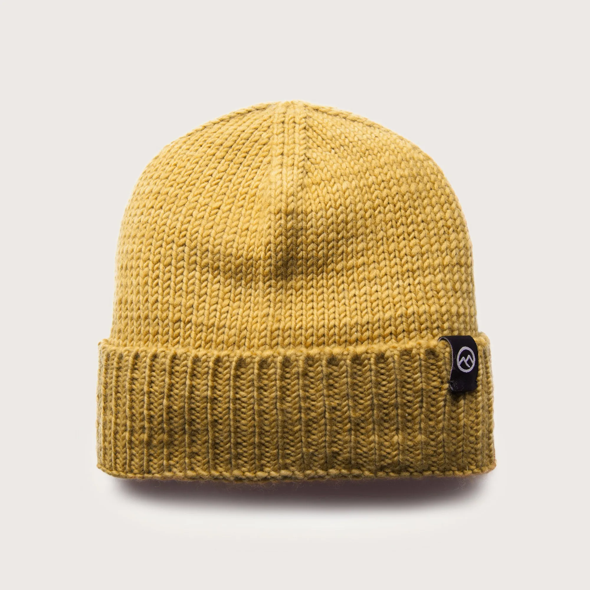 Merino Wool Fisherman Beanie - Mustard