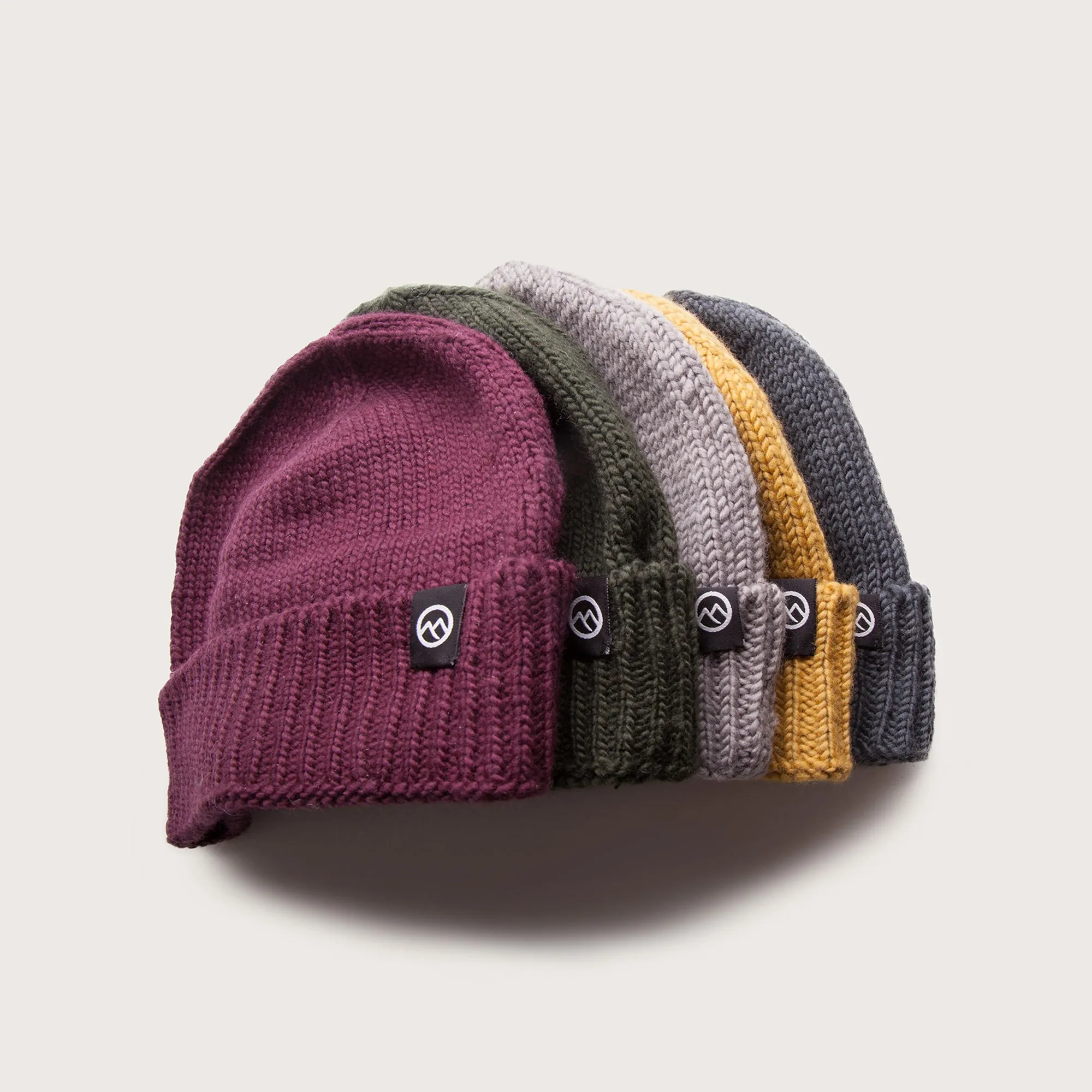 Merino Wool Fisherman Beanie - Mustard