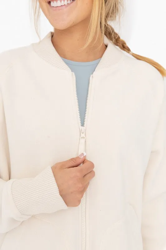 Microfleece Bomber Jacket