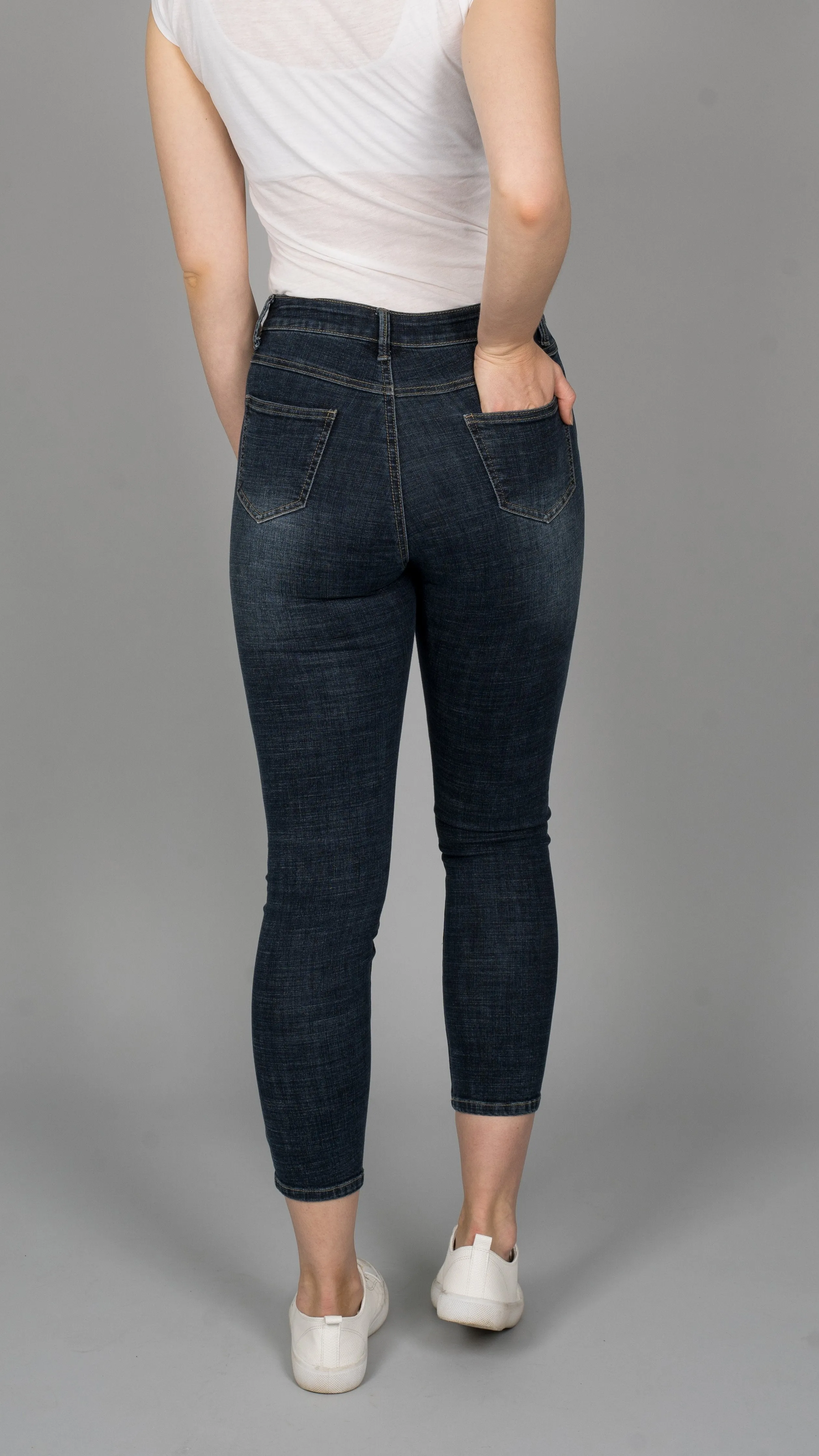 Mid Rise Denim Jeans