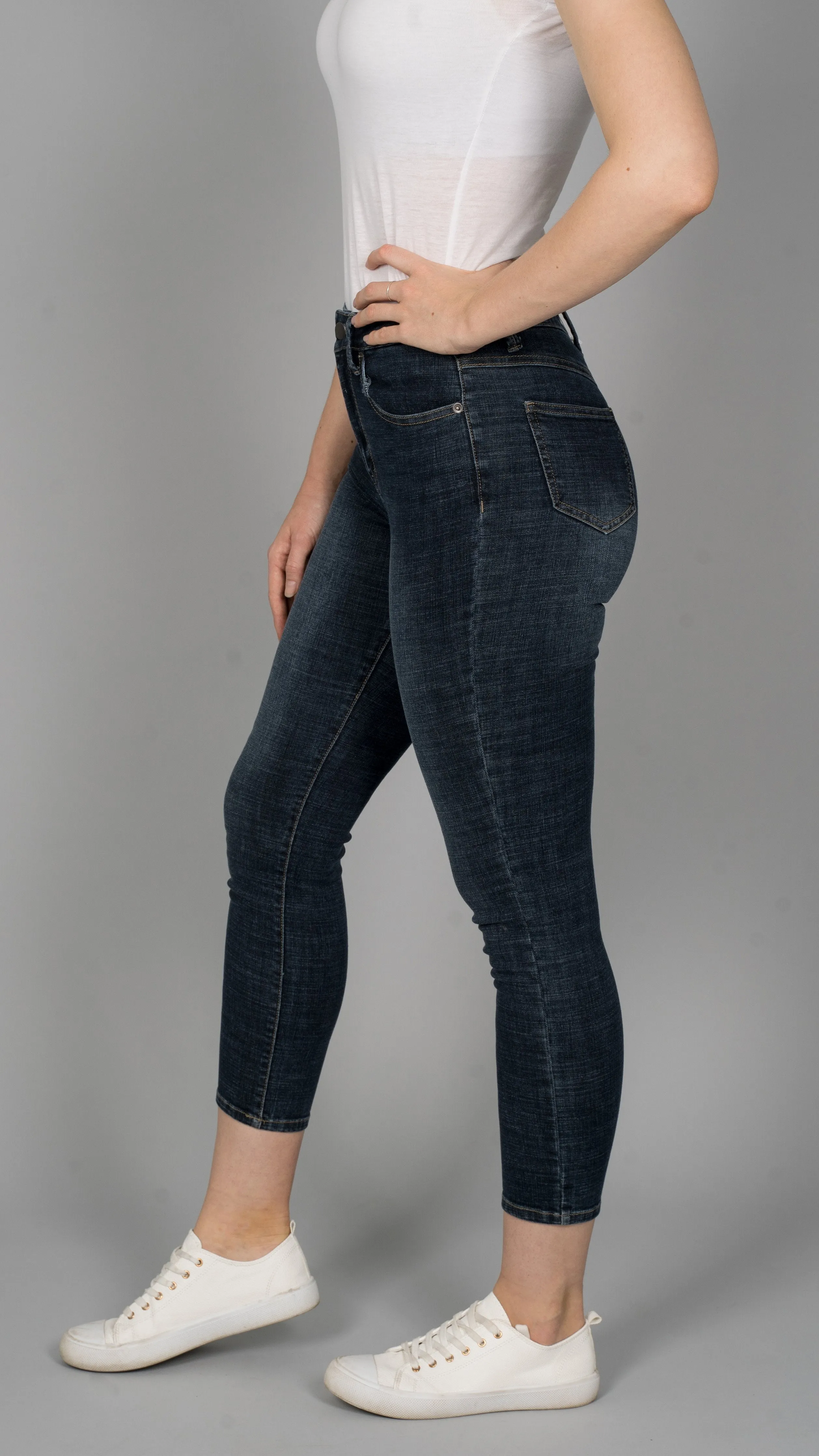 Mid Rise Denim Jeans