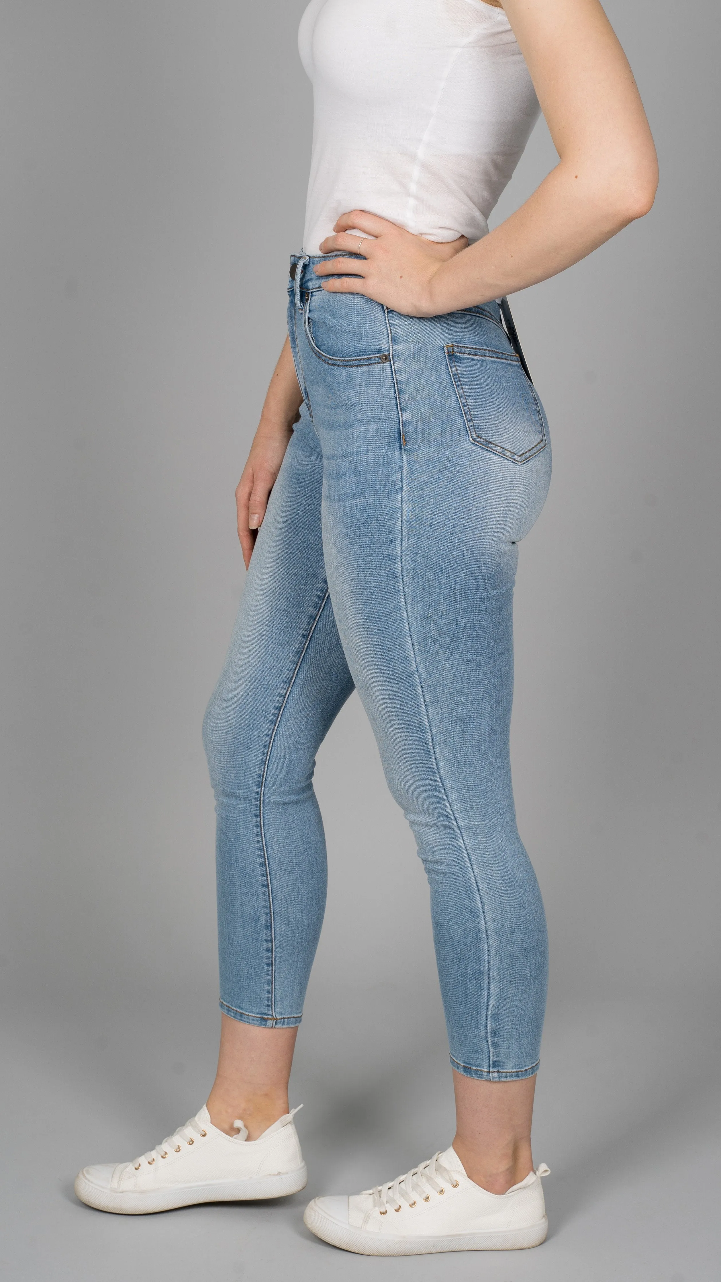 Mid Rise Denim Jeans