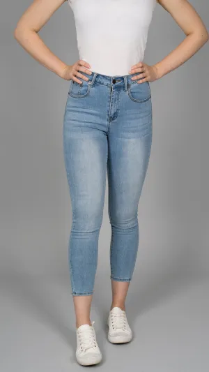 Mid Rise Denim Jeans