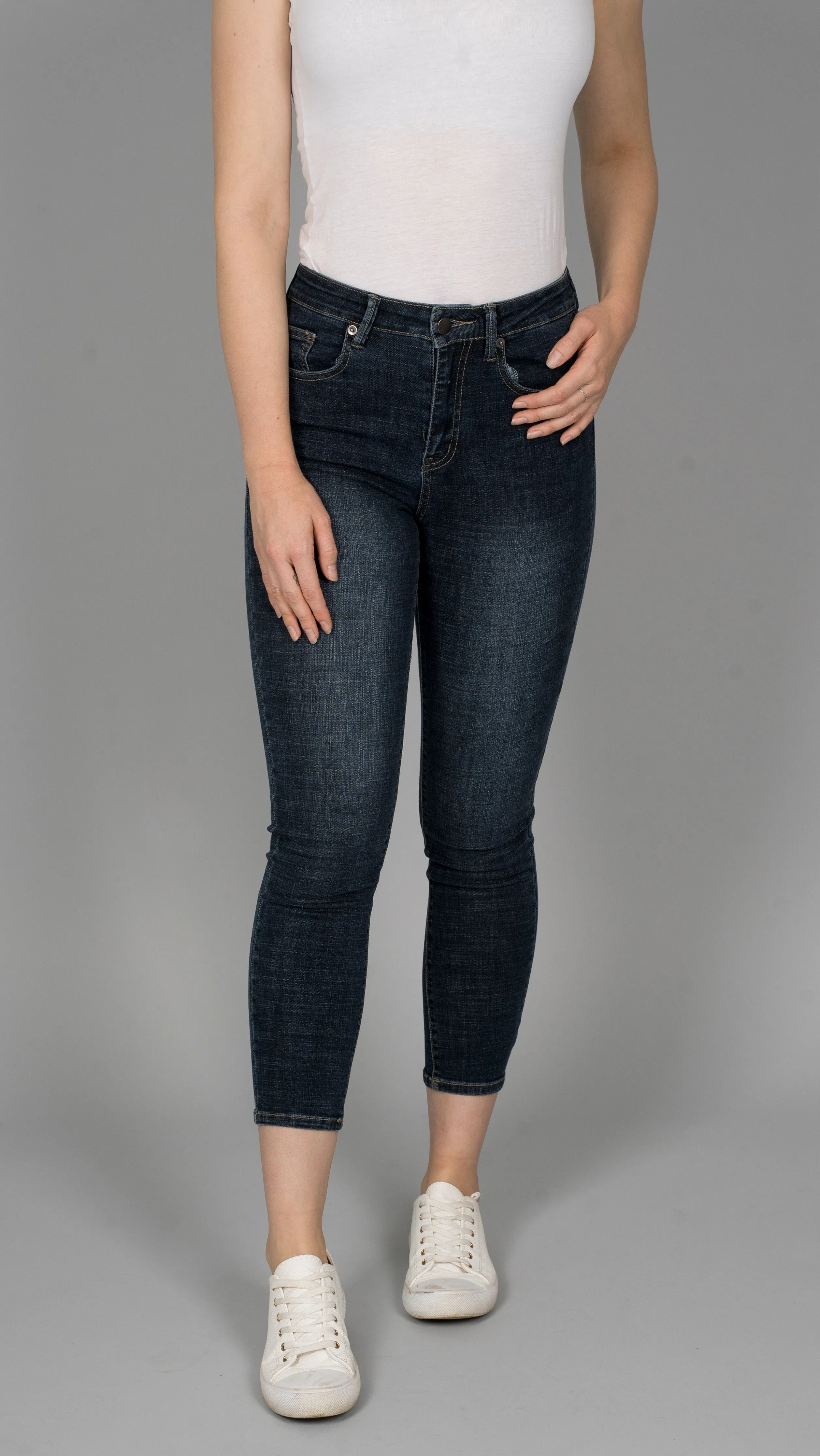 Mid Rise Denim Jeans