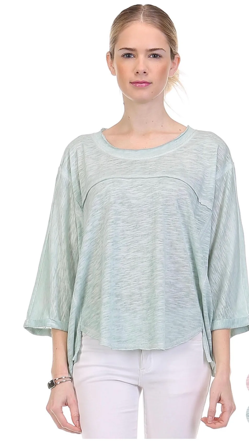 Mineral Wash Loose Pullover