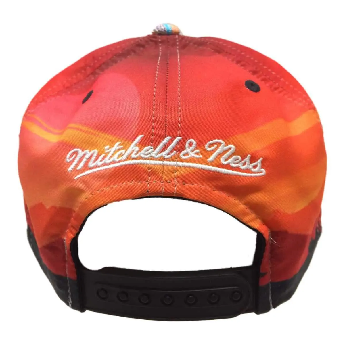 Mitchell & Ness Desert Sunset Multi-Color Adjustable Snapback Flat Bill Hat Cap