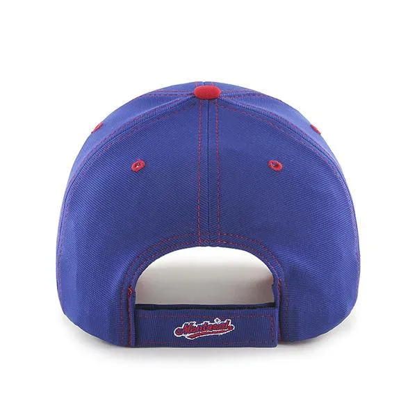 Montreal Expos 47 Brand YOUTH Blue Dark Twig Performance Adjustable Hat Cap